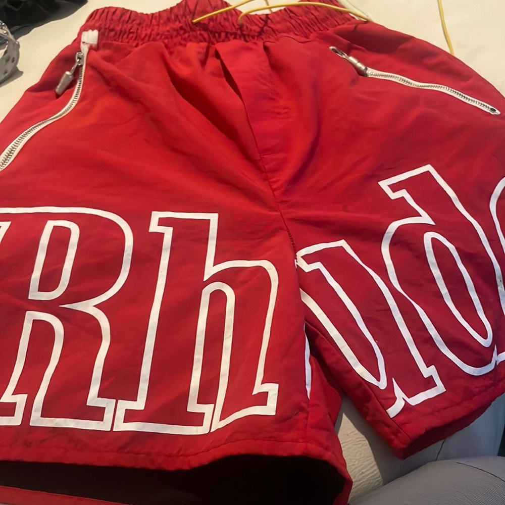 Red rhude trunks